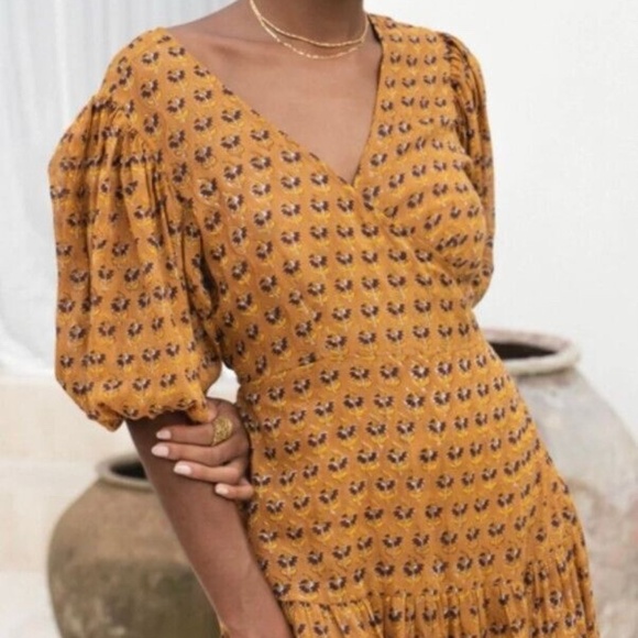 Daughters of India Zuri Wrap Dress - Picture 3 of 8